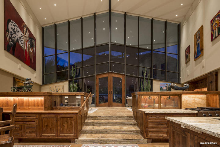 Glass, Steel, & Views just about sums up this design by architect Gordon Rogers in Scottsdale Mountain 2